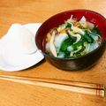 めくんめくん's cooksnap of when they made 鍋の残り物で節約味噌汁.