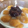 ronnene's cooksnap of when they made 南瓜白玉のココナッツぜんざい風.