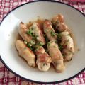 クックべーちゃん★'s cooksnap of when they made 豚肉の大葉チーズ巻き巻き.