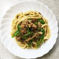 RoomA's cooksnap of when they made 豚とピーマンの焼うどん.