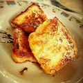 chiy_07's cooksnap of when they made 贅沢❤︎フレンチトースト.