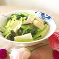 ローズティー＊'s cooksnap of when they made 小松菜（青梗菜などの青菜）の塩炒め.