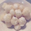 しなもももん's cooksnap of when they made 4ヶ月で12kg減★おから餅de白玉さん.