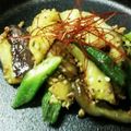 はたみぽたん's cooksnap of when they made 茄子とオクラのひき肉甘醤油炒め.