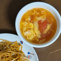 12key07's cooksnap of when they made トマトとふわふわ卵の中華風スープ.