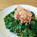 チーコ105's cooksnap of when they made モロヘイヤと梅の小鉢.
