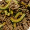 リガレ怪獣かーさん's cooksnap of when they made ゴーヤの肉きんぴら.