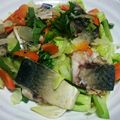 まつねぇ７２１６'s cooksnap of when they made 味付け要らず☆簡単☆塩さば野菜炒め.