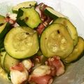 クックDMEKPK☆'s cooksnap of when they made タコとズッキーニのニンニク炒め.