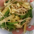 ソエ★'s cooksnap of when they made ✿じゃが芋とピーマンとエノキバター醤油✿.