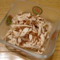 ほのこなママ's cooksnap of when they made お弁当にも♪　簡単とりささみの梅和え.