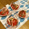 なのはな☆1972's cooksnap of when they made 冷やしトマトとハムのカプレーゼ.
