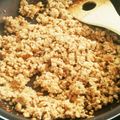 ＴＡＮＩＹＯ's cooksnap of when they made 豆腐でヘルシー！肉なしノンオイルそぼろ.