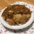 mario大好き's cooksnap of when they made 簡単カツカレー♡.