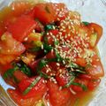 たけ☆'s cooksnap of when they made トマトと大葉のマリネ.