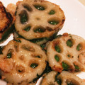 ぷー♫'s cooksnap of when they made れんこんの海老はさみ焼き.
