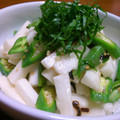 まあこmm's cooksnap of when they made おくらと長芋の塩昆布和え.