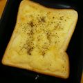 桃ちゃん＊'s cooksnap of when they made まねっこ白雪ピッツァトースト☆改良版！.