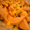 さかちゃン's cooksnap of when they made 358さんで作った鶏ハムで★簡単卵とじ.