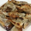 papikun's cooksnap of when they made 焼きワンタン&油がスッキリ！砂糖で手洗い.