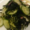 ☆baobab☆'s cooksnap of when they made 定番！きゅうりとわかめの酢のもの….
