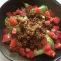 あずฅ•ω•ฅ's cooksnap of when they made チーズの旨味たっぷり♪簡単タコライス.