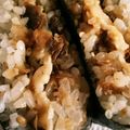 asa1028's cooksnap of when they made おにぎらず チーズおかか&ツナマヨコーン.
