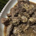 れんちゃん、's cooksnap of when they made ♡臭みはどこ？レバーの下処理＆ごま佃煮♡.