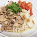 JIROs☆KCN's cooksnap of when they made おろし豚しぐれ煮の素麺.