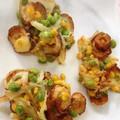 kumi1004's cooksnap of when they made 枝豆・コーンとちくわ・玉ねぎのかき揚げ！.