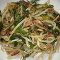 大森ヨーグルト's cooksnap of when they made ニラともやしの炒め物.