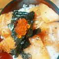 Ｏ型雑男's cooksnap of when they made ♡サーモンの漬丼♡簡単♡.
