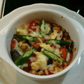 tsumusio's cooksnap of when they made 簡単！夏野菜のマヨチーズ焼き☆.