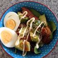su0628's cooksnap of when they made アボカドと鶏照り焼き✿マヨネーズ丼.