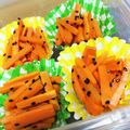 RS☆mama's cooksnap of when they made お弁当に　ごま塩ふりかけ大活躍①人参.