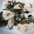 kimimaruo's cooksnap of when they made れんこんとわかめの練りごまマヨ和え.