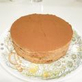 のかまるこ's cooksnap of when they made チョコムースケーキ.