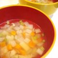 るちあママ's cooksnap of when they made 野菜のあられ椀.