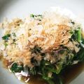 Yモニュメントバレー's cooksnap of when they made モロヘイヤのお浸し～柚子胡椒風味～.