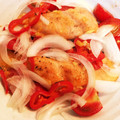 食べ物ください's cooksnap of when they made 簡単サーモンムニエルと酢生姜あっさり漬け.