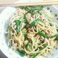とも0113's cooksnap of when they made オイスター香るツナときゅうりのパスタ.