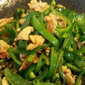 碧ぃ苺's cooksnap of when they made ☆鶏の皮とピーマンの炒めもの☆.