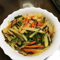 チュン子☆'s cooksnap of when they made ジャガ芋ピーマン人参の塩昆布炒め.