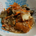 うさぎとパンダ's cooksnap of when they made なすと厚揚げのひき肉炒め♡.