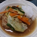 たかyon's cooksnap of when they made 簡単♡和風煮込みハンバーグ.