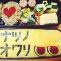 cook＊'s cooksnap of when they made 【キャラ弁】オムライスのスイカ弁当.