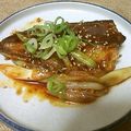 道化師毒猿's cooksnap of when they made にんにくと豆板醤で♪鯖のピリ辛蒲焼.