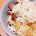 さくら823's cooksnap of when they made 生姜風味☆ウィンナー炊き込みご飯.