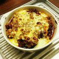 yoppepe's cooksnap of when they made ナスでミートグラタン.