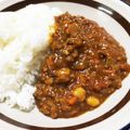 hotobori's cooksnap of when they made ひよこ豆とﾄﾏﾄのキーマカレー☆.